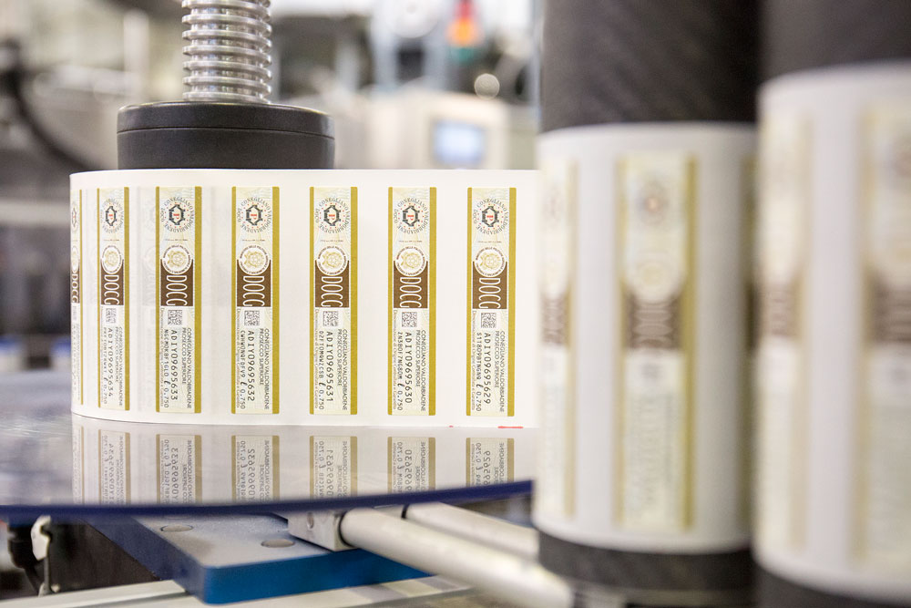 Markem-Imaje SmartDate TTO coding onto flexible film on a production line